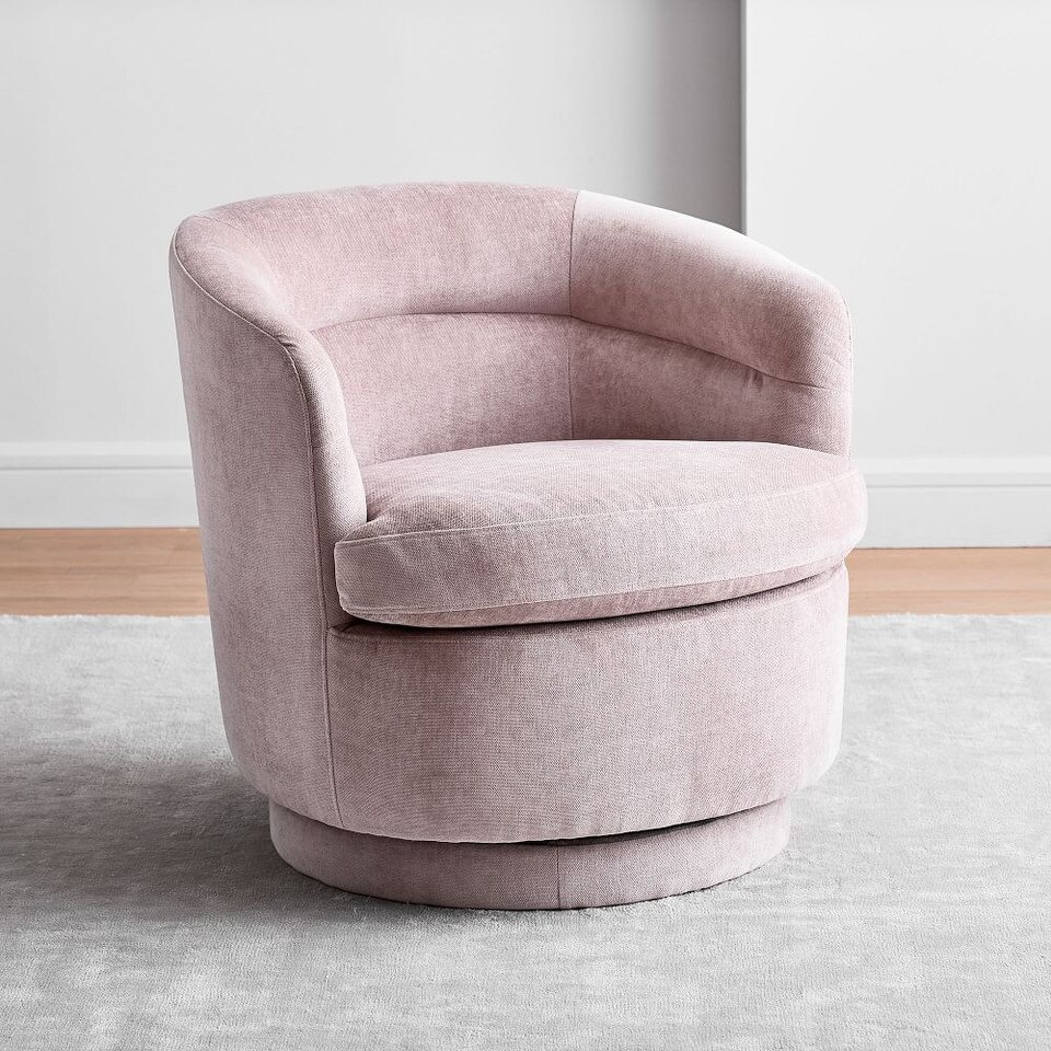 Viv Swivel Armchair west elm United Kingdom